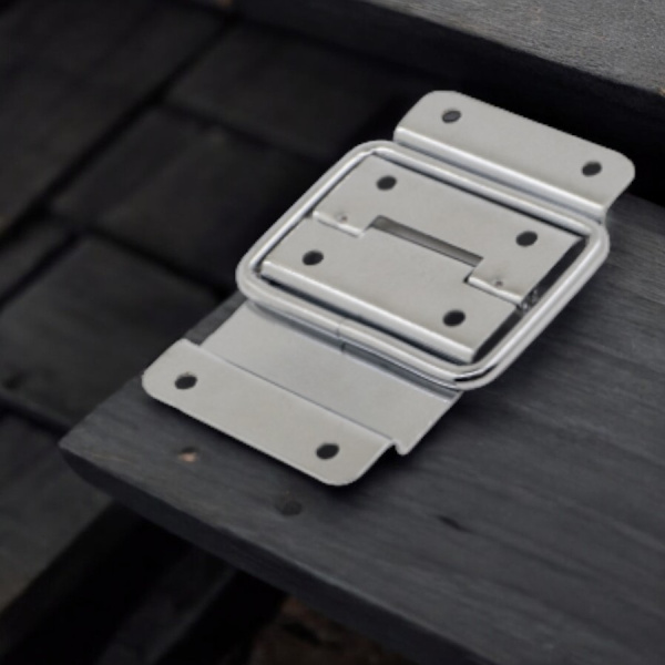 Петля с ограничителем 49*85 мм Цинк / Прочная и надежная